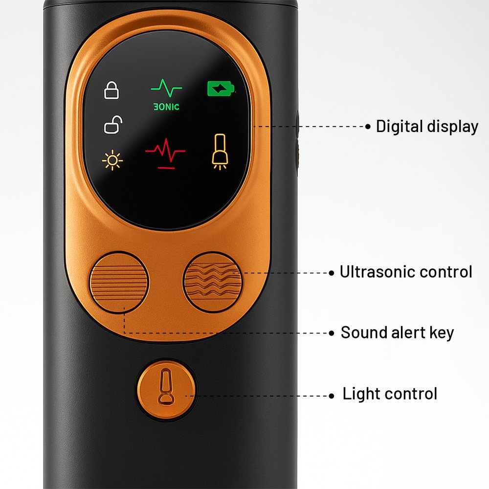 nexora digital display and control buttons